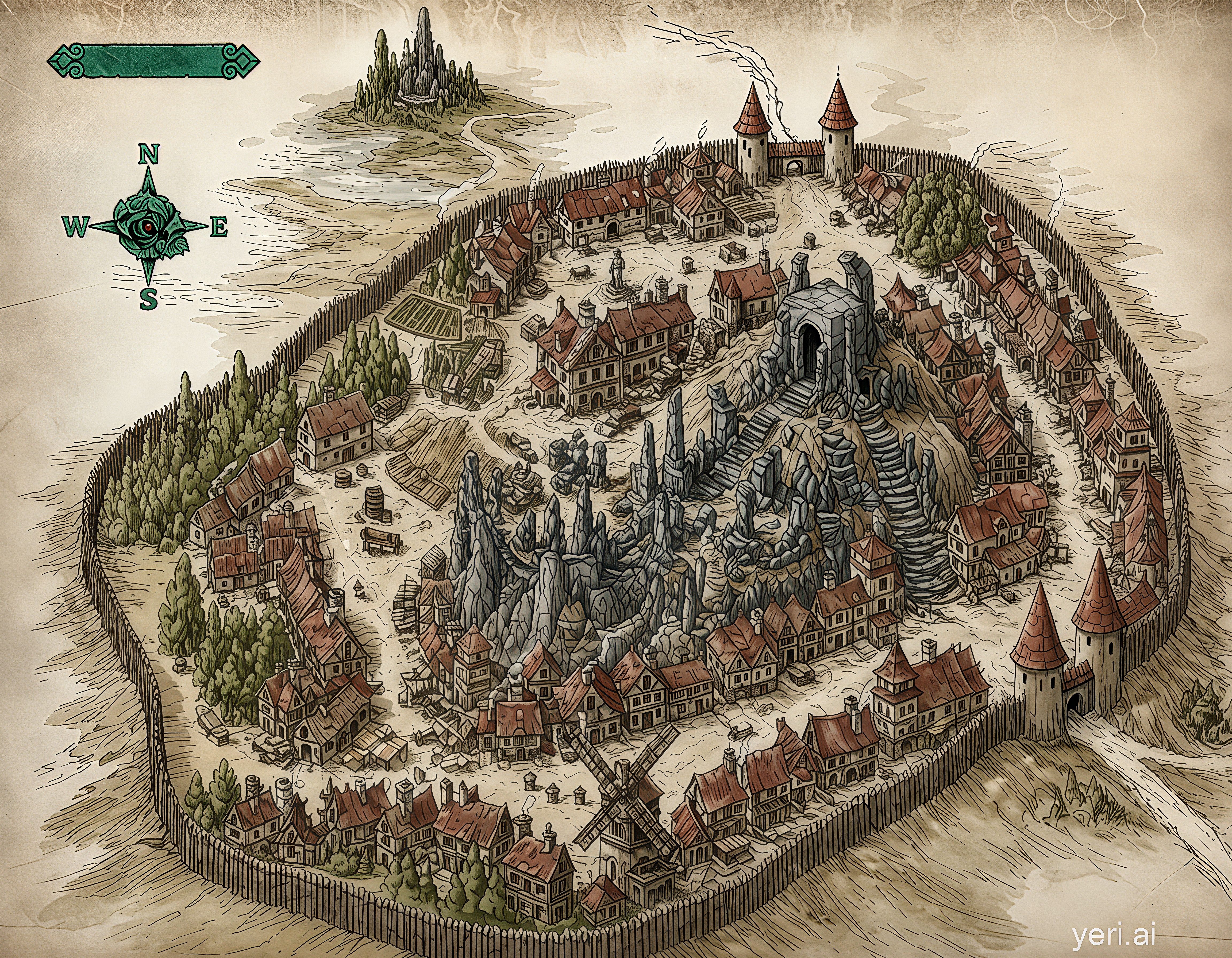 Outskirt Regional Map