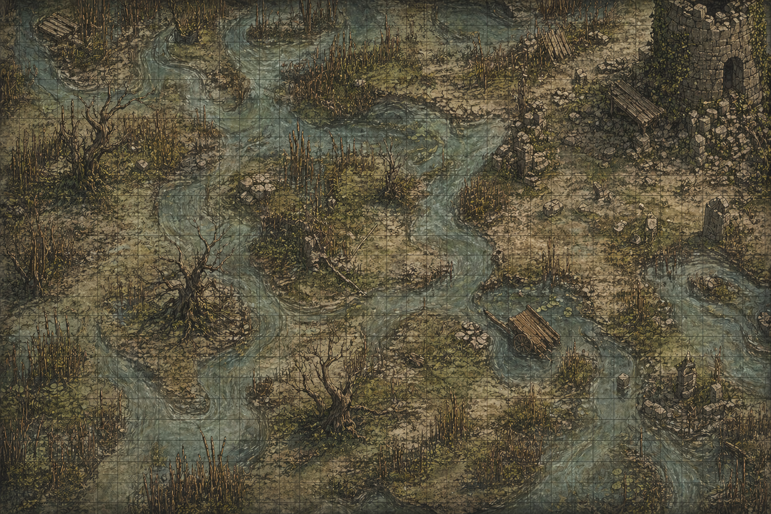 Sinking Path Map